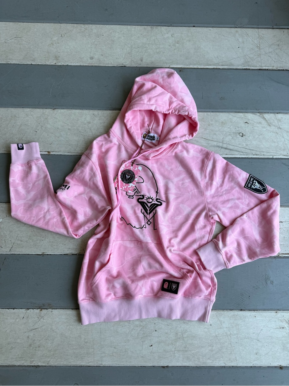 BAPE x Inter Miami CF Pullover Hoodie XL